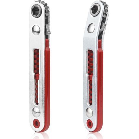 2-teiliges Mini-Magnetratschen-Set, 1/4"-Mini-Schlüsselratsche für Geräte, Haushalt, Maschinen und andere Haushaltsgeräte (1/5)