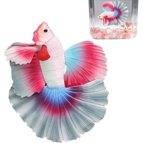 Poisson décoratif pour aquarium - Figurine éducative moderne de (1/5)