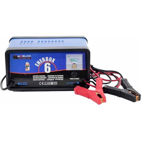 CARICABATTERIE BATTERIA ENERBOX 6 AWELCO 12 V MONOFASE RICARICA AUTO MOTO 050