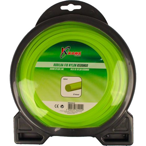 Kawapower Hilo de nylon redondo 4 mm 32 m (1/2)