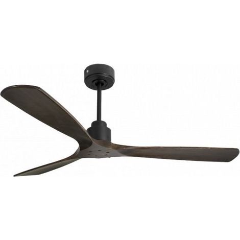 Tenerife de KlassFan - Super destratificateur et ventilateur DC 166 cm Gris basalte pales bois sombre sans Lumière  30 à 60 m²