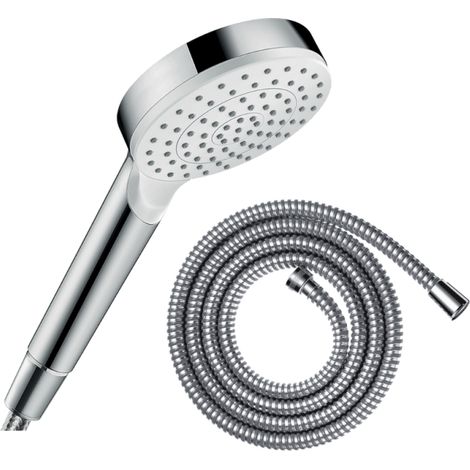 HANSGROHE Crometta + Rociador de ducha flexible Metaflex 160 cm cromo