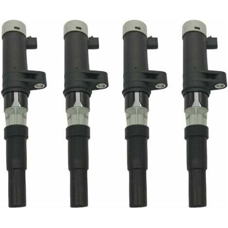 Lot de 4 bobines d'allumage 7700107177 compatibles avec Primastar Vivaro, Avantime Clio, ESPACE GRAND SCéNIC Kangoo Express Laguna Megane Scenic Modus SCéNIC TRAFIC VEL SATIS (1/5)