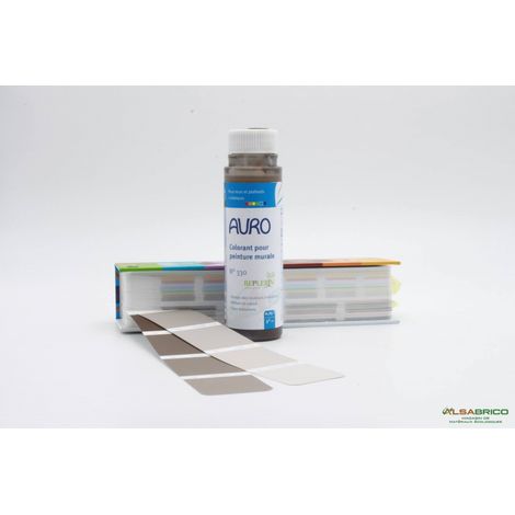 Colorant pour peinture blanche AURO n°330, Terre ombre brulée - (1/2)