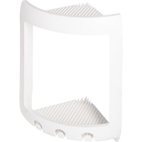 Eckregal weiss Duschregal für Badezimmer mod. Oasi