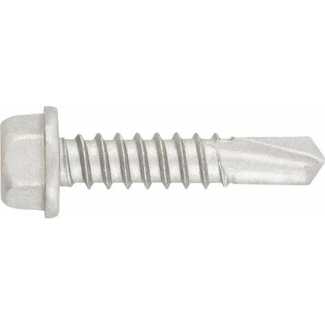 (6,3X25) TORNILLO AUTOTALADRANTE INOXIDABLE BIMETAL CON CABEZA HEXAGONAL TORNILLO(100U) - INDEX (1/2)