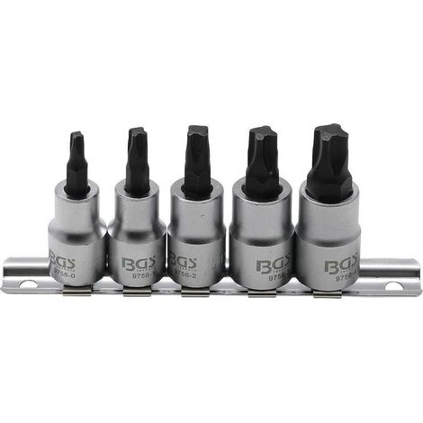 Jeu de Douilles à Embouts 10 mm (3/8) - Profil Carré pour MTS-Mortorq - 5 pcs - Précision et Robustesse - D-Work (1/5)