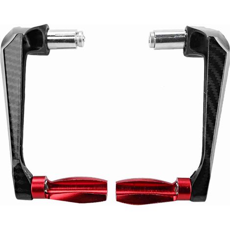 7/8 Zoll Motorradlenker aus Aluminiumlegierung, universeller Bremshebelschutz (Rot) (1/5)