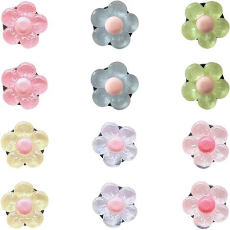 Clip D'Aromathérapie De Voiture À Fleurs en 12 Parties Clip De Sortie d'air Mignon Accessoires pour Décoration De Voitures Accessoires Intérieurs (1/5)