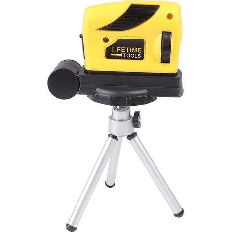 Niveau laser 4 en 1, niveau à ligne laser rouge multifonctionnel avec trépied. (1/5)