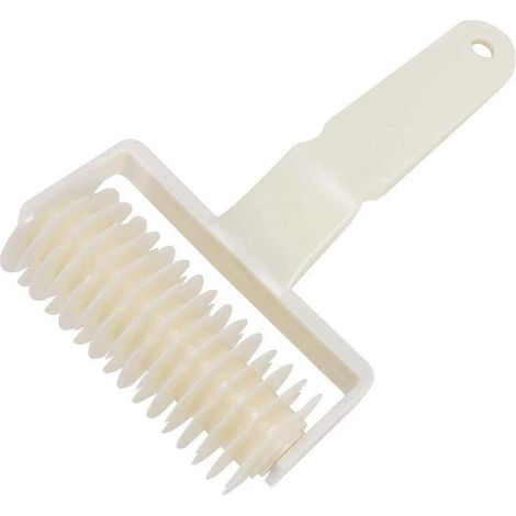 Rouleau à pâtisserie en treillis, lot de 2, en plastique, pour une découpe rapide et facile de la pâte. Idéal pour la pâtisserie. (1/5)