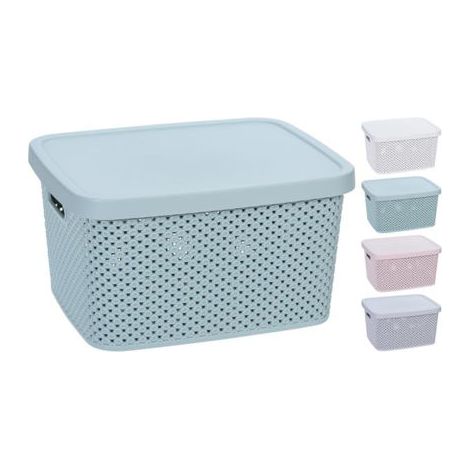 CESTA CON TAPA 7L. SURTIDA