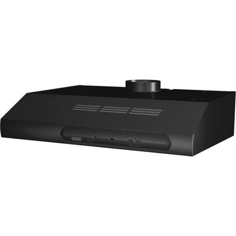 De’Longhi DCH 6 B EC hotte Montée au mur Noir 295 m³/h