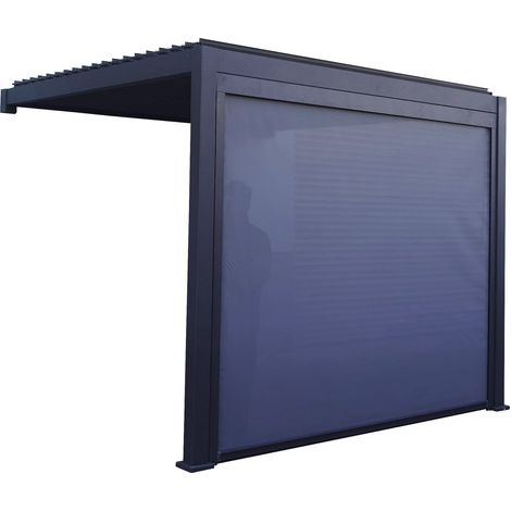 [GEBRAUCHT] B-Ware Pergola Mit Lamellendach Wandbefestigung Pergolamarkise Wandpavillon569