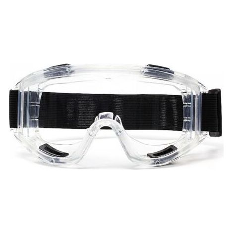 Klare Schutzbrille, beschlag- und staubdicht, kratzfest, unisex, perfekt für Heimwerker, Chemie, Bauwesen, Arbeitsplätze. (1/5)