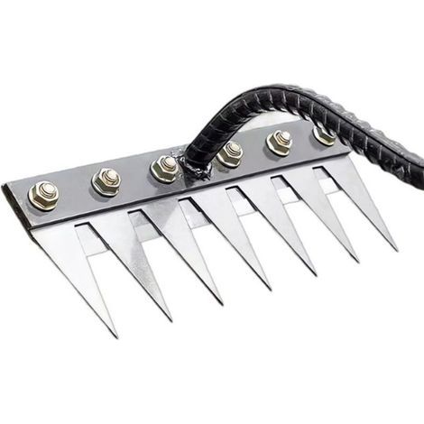 Tondeuse à gazon désherbage sol meuble 7 griffes métal multi-usages herbe durcie jardinage cadeaux désherbeur durabilité facile à utiliser jardinage semis parterre de fleurs outils agricoles