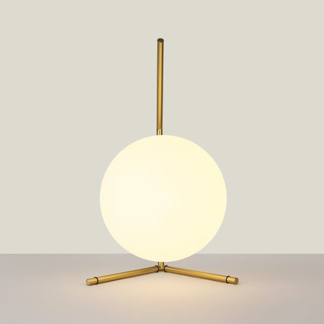 Glaskugel-Tischlampe „OCTO 200“ - E27 - Ø 22cm
