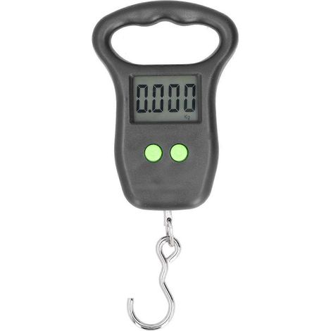 Balance électronique portable de poche pour hameçons, balance numérique à suspendre pour sac de pêche ou bagage. (1/4)