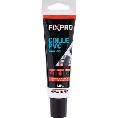 Colle Pvc Gel Fixpro 125ml Adhérence Puissante, Prise Rapide - Fixpro