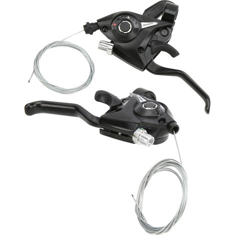 Levier de frein et de vitesse pour vélo route et VTT, compatible freins à disque, câble de vitesse 3x7, 21 vitesses (1/5)