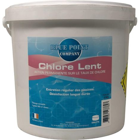 BLUE POINT COMPANY - Chlore lent 5kg galets de 250gr (1/5)