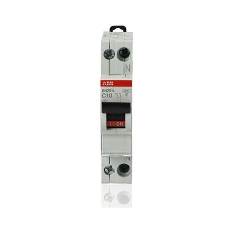 ABB SN201LC10 - Interruttore magnetotermico 1P+N C10 4500A