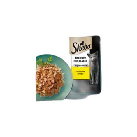 Sheba Delikatesse in Gelee, Geflügelgeschmack, 4 x 85 g
