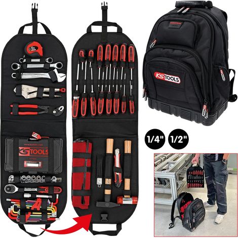 KS Tools Universal-Werkzeugrucksack, 328-tlg (1/5)