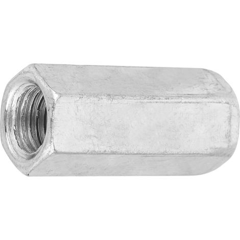2 pièces Écrous hexagonaux filetés M16 x 50 en acier zingué, boulonnerie longue (1/5)