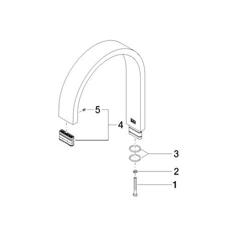 Dornbracht 90282215301-08 becs de robinet pièces de rechange