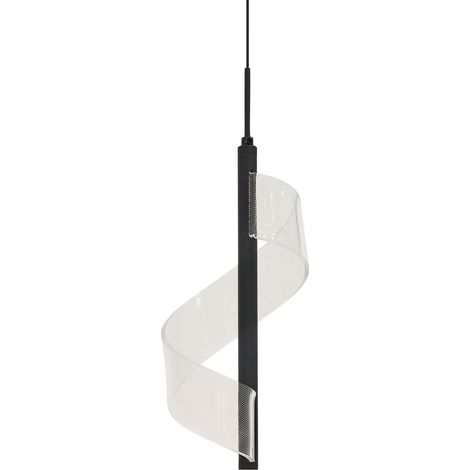Lampadario in metallo ferro multicolore e paralume in vetro Kangaroo