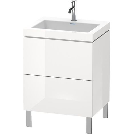 Mobile lavabo L-CUBE WT Vero Air 698x600x480mm 1 foro rubinetto in cemento