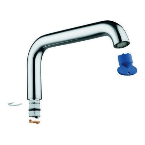 GROHE 13375000 Bec de vidage 13375 pour mitigeur lavabo Essence taille XL chrome (1/3)