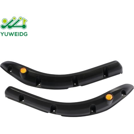 Accessories for golf cars, modifications of the passages of wheels, garde-boue faits maison for ClubCar Precedent (1/4)
