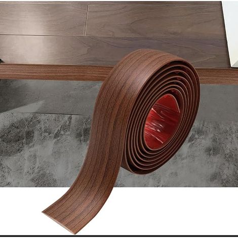 1,2 m de plinth de sol plat Profil de transition auto-adhésif Profil de transition pour seuil de porte Vinyle pour revêtement de sol en stratifié Liste de plinthes de sol Séparateur de sols Plinthes (1/5)