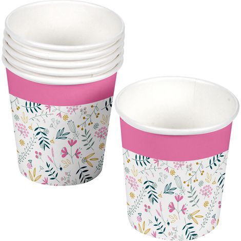 Set de 10 gobelets en carton Joyeux printemps