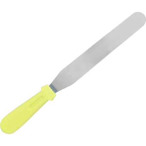 Spatule à épiler 8 pouces droite en acier inoxydable, couteau de mélange et ajustement pour cire, outil de précision. (1/5)