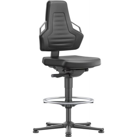 Sedie Ufficio 3 In Pelle Patin K Antracite Grigio (1/5)
