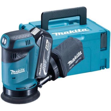 Makita DBO180RMJ 18v LXT Lithium Ion Random Orbital Sander 125mm - 2 x 4.0ah