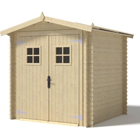 Casetta in Legno porta attrezzi 2x2 19mm superfice interna 3mq (1/4)