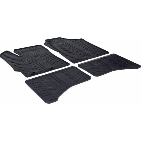 Set tappeti su misura in gomma - compatibile per Toyota Yaris 3p (10/1112/17) ibrida - Toyota Yaris 5p (10/1108/20) ibrida