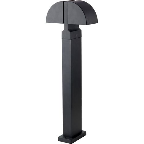 "Paletto LED IDEM in alluminio antracite 7W luce naturale 70 cm. IP44"