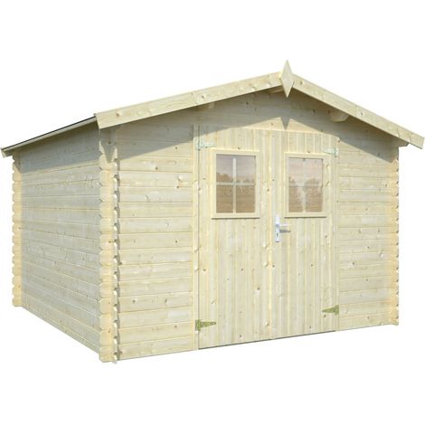 Casetta da Giardino in Legno Orleans Sistema BlockHouse Pircher 7.6 mq (1/2)