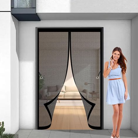 Moustiquaire Porte Coulissante 82 x 105 cm Anti-Moustiques (1/5)