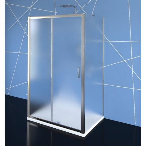 EASY screnn trois côtés 1100x900mm, variante L/R, verre Brick (1/3)