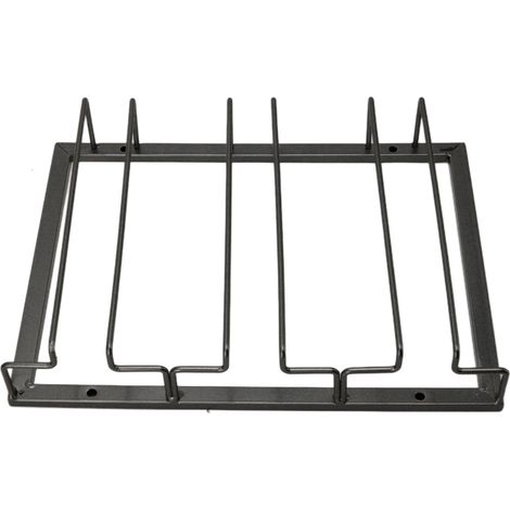 Porte-verres suspendu style européen noir pour rangement sous meuble - Support mural élégant pour verres à vin