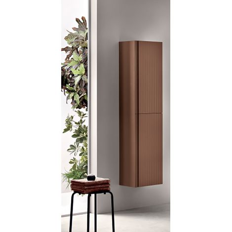 Colonna da bagno reversibile moderna ARTICO a 2 ante RUGGINE (1/2)