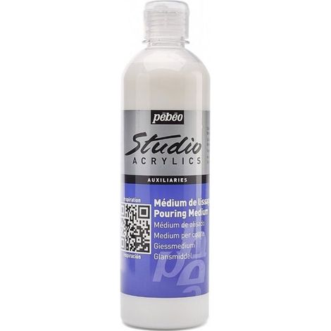 Pebeo - Peintures Acryliques - Studio acrylics medium lissage flacon 500 ml /t (1/4)