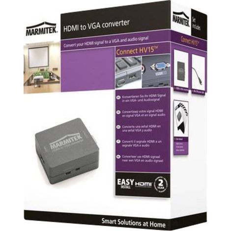 HDMI zu VGA Adapter, Marmitek Connect HV15, Full HD (1/2)
