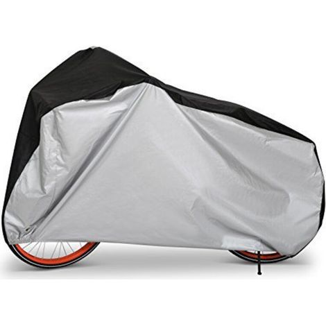 Fahrradabdeckung, wasserdichte Outdoor-Fahrradabdeckung mit Schlossöffnung für Mountainbikes und Rennräder (XXL: 200 cm × 70 cm × 110 cm)